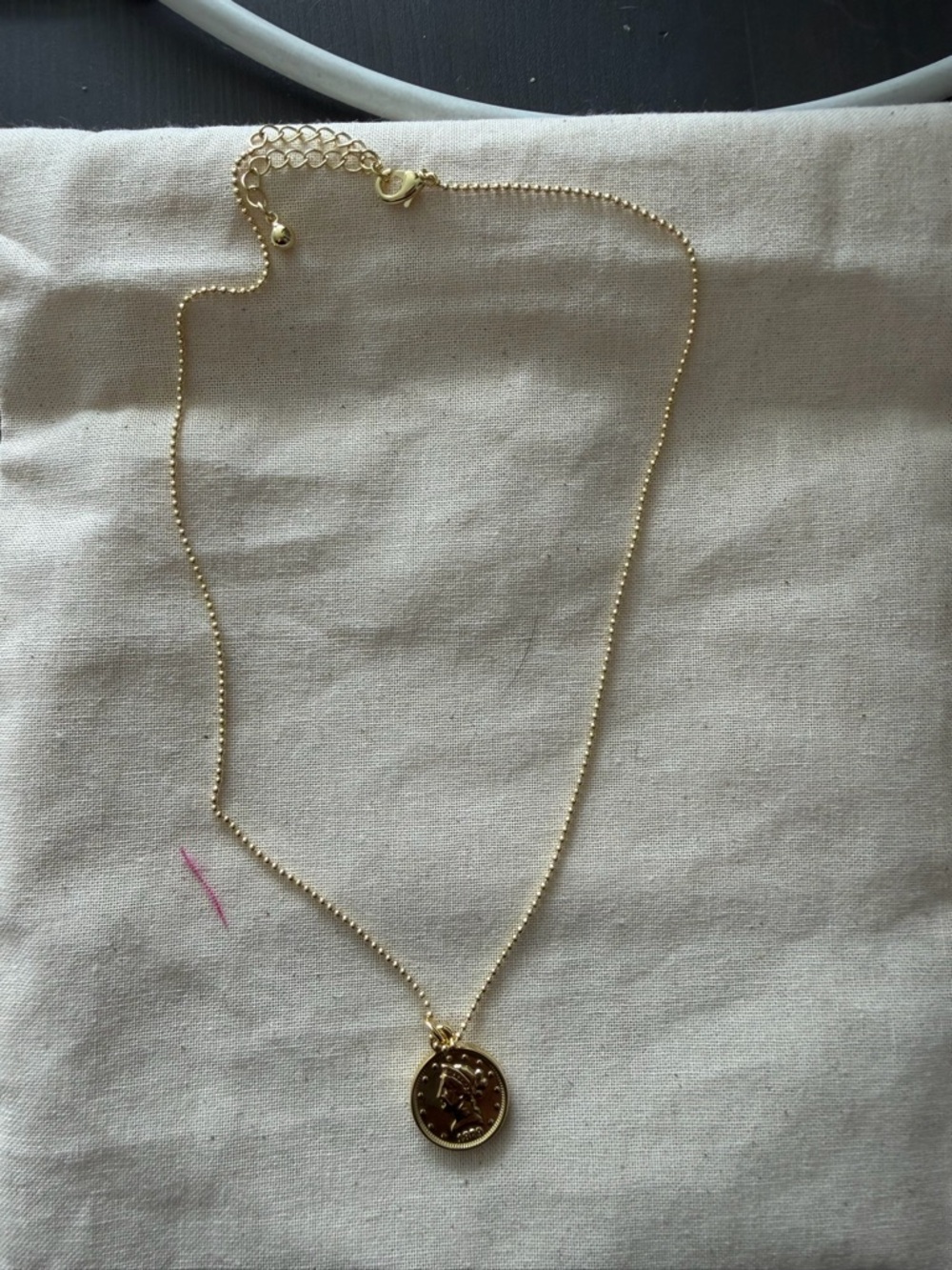 Uncommon James Gold Coin Pendant Necklace